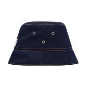 Navy Bucket Hat Bottega Veneta , Blue , Dames