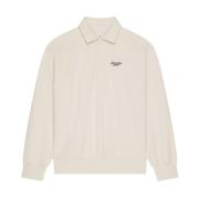 Geborduurde Fleece Polo Shirt Givenchy , Beige , Heren