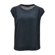 Korte Mouw Top Opus , Gray , Dames