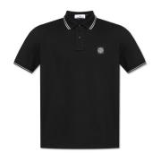 Katoenen polo Stone Island , Black , Heren