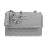 Zachte schoudertas Tory Burch , Gray , Dames