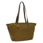 Pre-owned Nylon prada-bags Prada Vintage , Brown , Dames