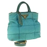 Pre-owned Nylon prada-bags Prada Vintage , Blue , Dames