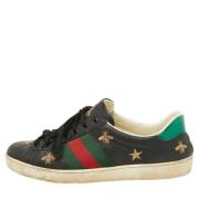 Pre-owned Leather sneakers Gucci Vintage , Multicolor , Heren