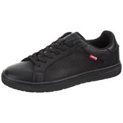 Casual Slip-On Sneakers Zwart Levi's , Black , Heren