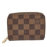 Pre-owned Canvas wallets Louis Vuitton Vintage , Brown , Dames