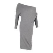 Pre-owned Wool dresses Tom Ford Pre-owned , Gray , Dames