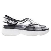 Pre-owned Plastic sandals Prada Vintage , White , Dames