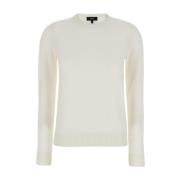 Kasjmier Crewneck Trui Wit Theory , White , Dames