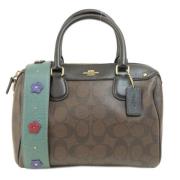 Pre-owned Canvas handbags Coach Pre-owned , Brown , Dames