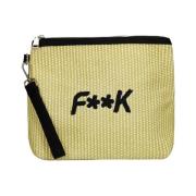 Maxi Pochette F**k , Beige , Unisex