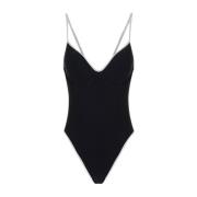 Monokini Scribble F**k , Black , Dames