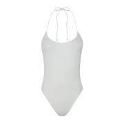 Witte Monokini Shirting met Verwijderbare Padding Me-Fui , White , Dam...