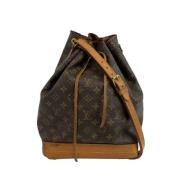 Pre-owned Canvas louis-vuitton-bags Louis Vuitton Vintage , Brown , Da...