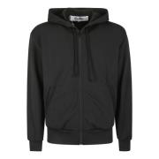 Zwarte Hoodie met Hartdetail Comme des Garçons Play , Black , Heren