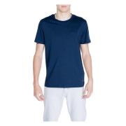 Heren T-shirt Lente/Zomer Collectie Peuterey , Blue , Heren