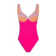 Geëmbosseerde Monokini met Beugel Me-Fui , Multicolor , Dames