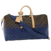 Pre-owned Canvas louis-vuitton-bags Louis Vuitton Vintage , Blue , Dam...