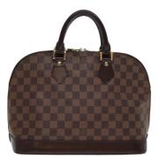 Pre-owned Canvas louis-vuitton-bags Louis Vuitton Vintage , Brown , Da...