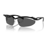 Metalen Frame Dames Zonnebrillen Collectie Prada , Black , Dames