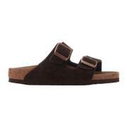 Stijlvolle Arizona Mocha Sandalen Birkenstock , Brown , Heren