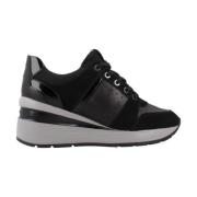 Zosma Sneakers voor Vrouwen Geox , Black , Dames