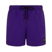 Short Tinta Unita F**k , Purple , Heren