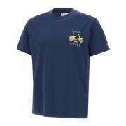 Zomer Vespa Limited Edition T-shirt MC2 Saint Barth , Blue , Heren