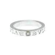 Pre-owned White Gold rings Bvlgari Vintage , Gray , Dames