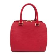 Pre-owned Leather louis-vuitton-bags Louis Vuitton Vintage , Red , Dam...