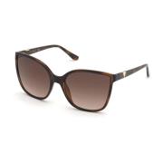 Dames Zonnebrillen Collectie in Polycarbonaat Guess , Brown , Dames