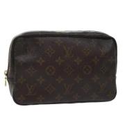 Pre-owned Canvas clutches Louis Vuitton Vintage , Brown , Dames