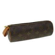 Pre-owned Canvas pouches Louis Vuitton Vintage , Brown , Dames