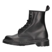 Klassieke Leren Enkellaars Dr. Martens , Black , Dames