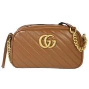 Pre-owned Fabric gucci-bags Gucci Vintage , Brown , Dames