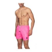Fluorescerende Roze Zwemshorts Ss22 F**k , Pink , Heren