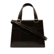 Pre-owned Leather handbags Yves Saint Laurent Vintage , Brown , Dames