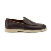 Tijdloze Slip-On Sportieve Klassieke Schoen Frau , Brown , Heren