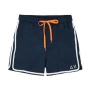 Heren Zomer Boxershorts Sun68 , Blue , Heren