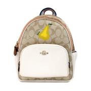 Mini Court Vlinder Rugzak Krijt Taffy Coach , Multicolor , Unisex