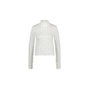 Draped Turtleneck Top Fabienne Chapot , White , Dames