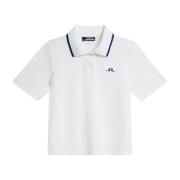 Elegant Jacquard Polo Shirt J.Lindeberg , White , Dames