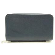 Pre-owned Leather pouches Louis Vuitton Vintage , Gray , Dames