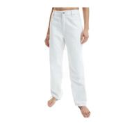 Trendy Denim Jeans Calvin Klein , White , Dames
