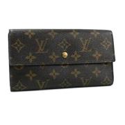 Pre-owned Canvas wallets Louis Vuitton Vintage , Brown , Dames