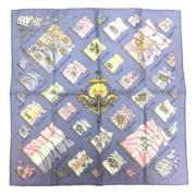 Pre-owned Silk scarves Hermès Vintage , Multicolor , Dames