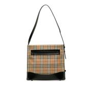 Pre-owned Canvas shoulder-bags Burberry Vintage , Multicolor , Dames