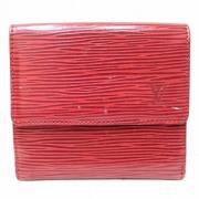 Pre-owned Fabric wallets Louis Vuitton Vintage , Red , Dames