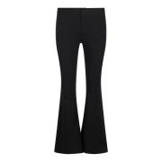 Flared Jersey Broek Givenchy , Black , Dames