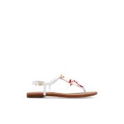 Sandalen met applicaties Dolce & Gabbana , White , Dames